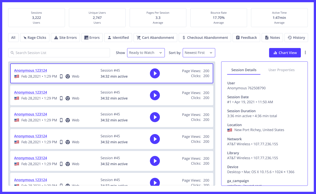 Session List Phase 2 - Blog